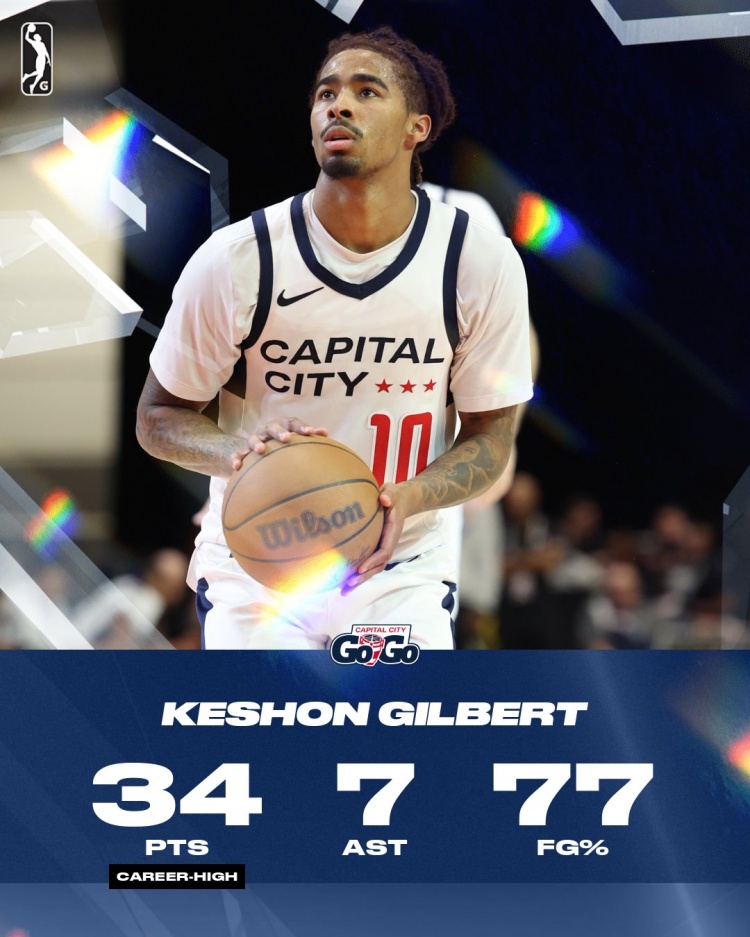 九游娱乐中心-美记：老鹰与后卫凯申·吉尔伯特签下一份双向合同